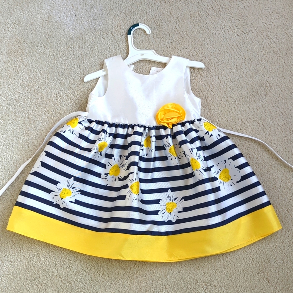 LA PRINCESS | Toddler Girl's Special Occasion Dress, Easter Go Blue,